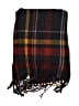 Unbranded Plaid Burgundy Red Scarf One size - photo 2