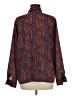 Assorted Brands 100% Polyester Paisley Red Long Sleeve Blouse Size 6 - photo 2