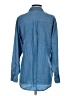 C'est Toi 100% Tencel Blue Long Sleeve Button-Down Shirt Size S - photo 2