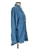 C'est Toi 100% Tencel Blue Long Sleeve Button-Down Shirt Size S - photo 4