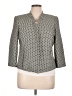 Jones Studio 100% Polyester Houndstooth Ivory Blazer Size 16 (petite) - photo 1