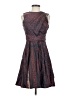 Prabal Gurung Paisley Gray Cocktail Dress Size S (estimated) - photo 1