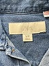 Zara Blue Short Sleeve Button-Down Shirt Size 3 - photo 3