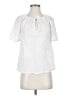 Lucky Brand 100% Cotton White Short Sleeve Blouse Size XS - photo 1