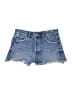 Zara Blue Denim Shorts Size 6 - photo 1