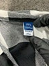 Old Navy 100% Polyester Checkered-gingham Gray White Long Sleeve Button-Down Shirt Size 14 - photo 3