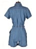 Given Kale Solid Blue Romper Size S - photo 2