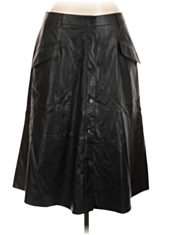 Banana Republic Factory Store Faux Leather Skirt (view 1)