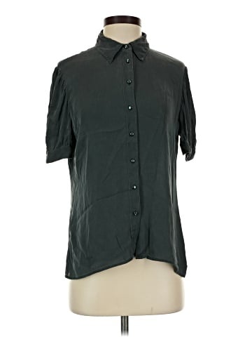 Quince Short Sleeve Silk Top (view 1)