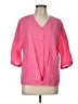 Unbranded Pink 3/4 Sleeve Blouse Size L - photo 1