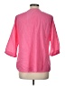 Unbranded Pink 3/4 Sleeve Blouse Size L - photo 2