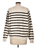 Unbranded Stripes Ivory Pullover Sweater Size L - photo 2