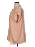 Jones & Co 100% Polyester Tan Short Sleeve Blouse Size 1X - photo 5