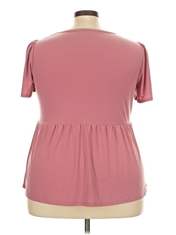 Emma & Olivia Short Sleeve Blouse (view 2)