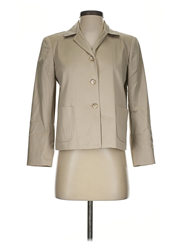 Click to view more detailed imagery on our partner's website Pre-owned Bcbg Blazer Jacket In Tan