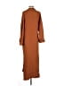 RODEBJER 100% Viscose Solid Brown Casual Dress Size XS - photo 2