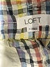 Ann Taylor LOFT Plaid Yellow Shorts Size M - photo 3
