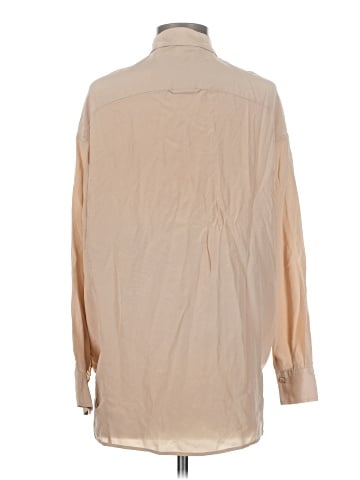 Vince. Long Sleeve Silk Top (view 2)