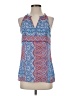 Lucy & Laurel 100% Polyester Blue Sleeveless Blouse Size S - photo 1