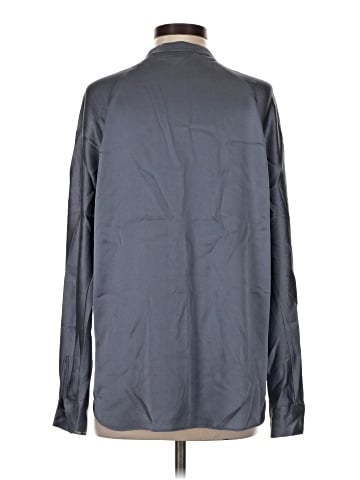 Vince. Long Sleeve Silk Top (view 2)