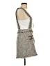 Zara Basic Tweed Gray Silver Casual Dress Size L - photo 4