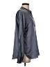 Vince. 100% Silk Metallic Gray Long Sleeve Silk Top Size S - photo 4
