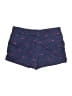 British Khaki Hearts Blue Shorts Size 2 - photo 1