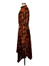 Future Collective 100% Polyester Paisley Orange Casual Dress Size M - photo 5