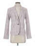 Ann Taylor Plaid Gray Blazer Size 0 - photo 1
