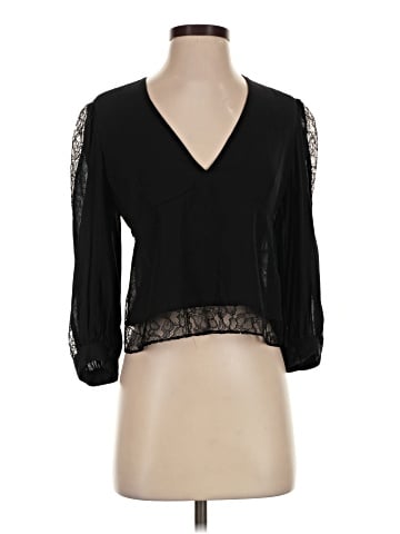 fleur du mal 3/4 Sleeve Blouse (view 1)