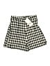 Zara Checkered-gingham Black Shorts Size XS - photo 2