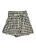 Zara Checkered-gingham Black Shorts Size XS - photo 1