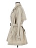 Zara 100% Polyester Tan Trenchcoat Size M - photo 5