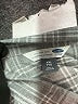 Old Navy 100% Cotton Plaid Gray Long Sleeve Button-Down Shirt Size XXL - photo 7