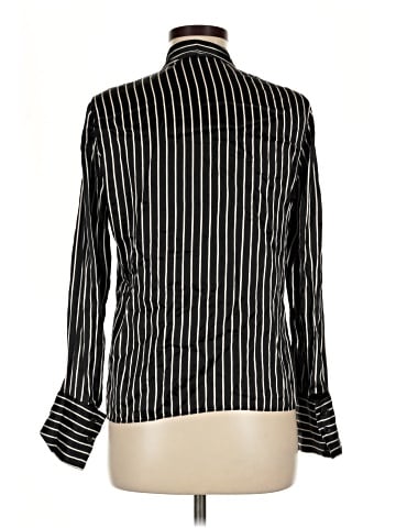 Milly Long Sleeve Silk Top (view 2)