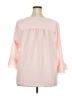 Lands' End 100% Polyester Pink 3/4 Sleeve Blouse Size 20 - photo 2