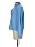 Elegantees Blue Long Sleeve Blouse Size S - photo 5