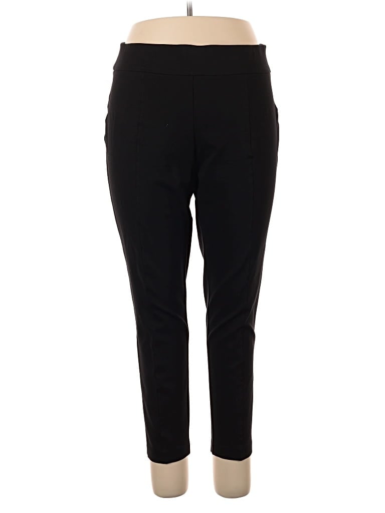 Pre-owned Anne Klein Active Pants In Black