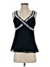 Ann Taylor LOFT 100% Polyester Black Sleeveless Blouse Size 2 - photo 1