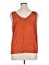 Ekouaer Orange Sleeveless Blouse Size XL - photo 2
