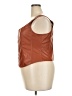 Torrid 100% Polyester Solid Brown Sleeveless Blouse Size 2X Plus (2) - photo 5