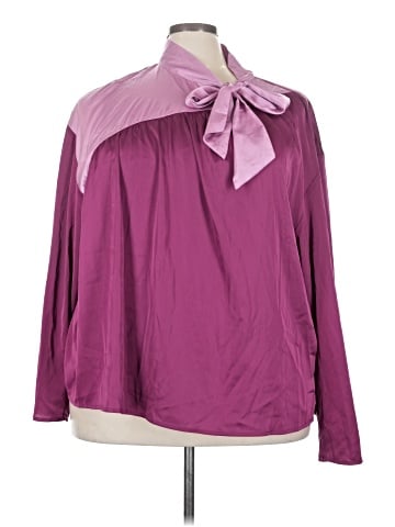 ELOQUII Long Sleeve Blouse (view 1)