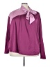 ELOQUII Purple Long Sleeve Blouse Size 26 - photo 1