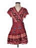 Polly Paisley Red Casual Dress Size 4 - photo 1