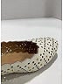 Chloé 100% Leather Polka Dots Ivory Flats Size EU 38 - photo 5
