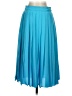 J.Crew 100% Polyester Solid Blue Formal Skirt Size 4 - photo 1