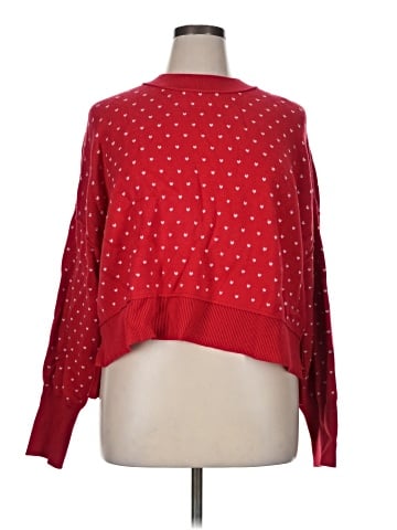 Pink Rose Pullover Sweater (view 1)