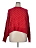 Pink Rose Polka Dots Red Pullover Sweater Size XL - photo 1