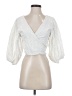 L Space 100% Cotton Ivory 3/4 Sleeve Blouse Size S - photo 1