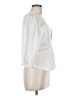 Zara 100% Polyester White 3/4 Sleeve Blouse Size L - photo 4